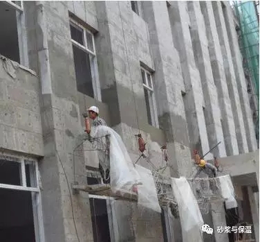 高层建筑外保温R.E砂浆施工技术